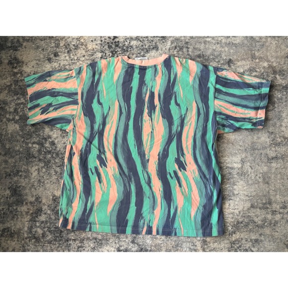 Adidas ORIGINALS MEN'S R.Y.V OVERSIZE T SHIRT Adult XL‎ Pastel Pink Blue Navy - Picture 6 of 11